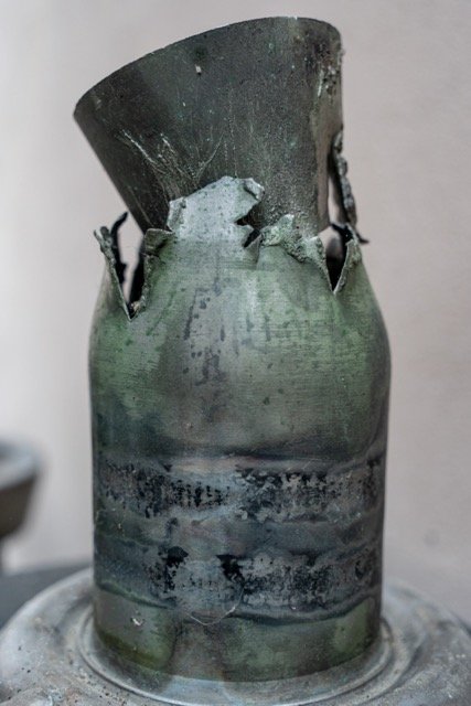 Zerstörtes Testtriebwerk, MAN Neue Technologie ca. 1980