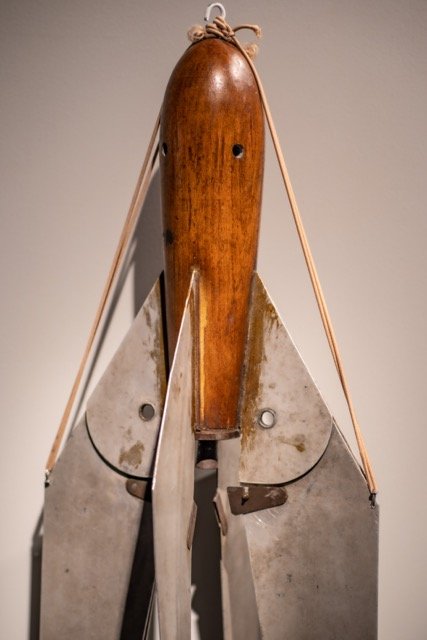 Zeitgenössisches Originalmodell einer Tiling-Rakete